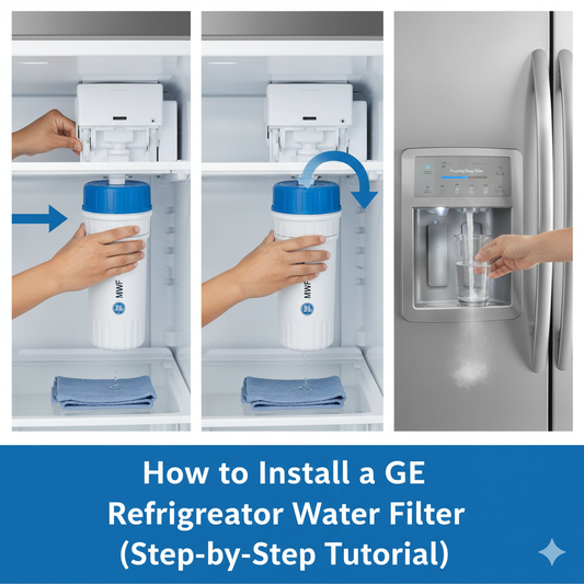 Install a GE Refrigerator Water Filter