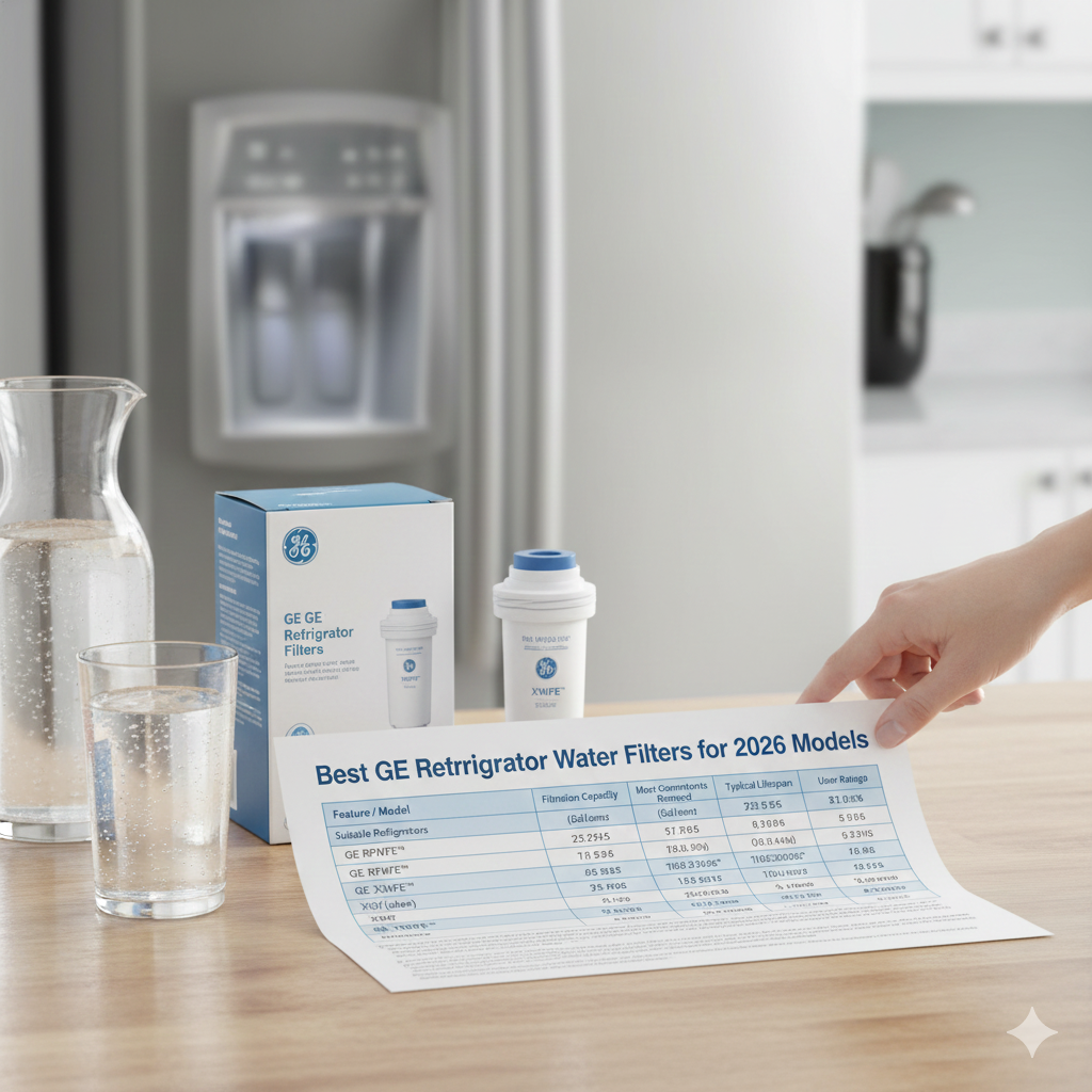 GE Refrigerator Water Filters for 2026 Models