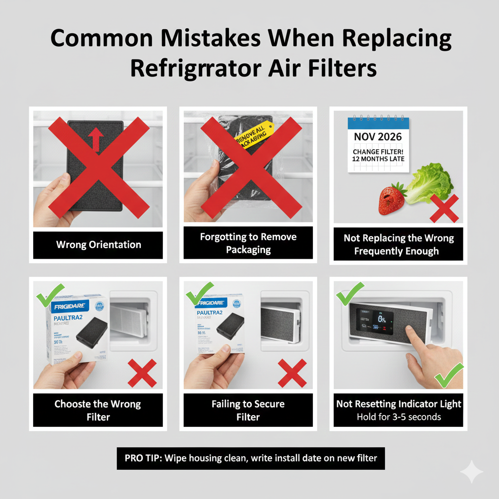 Replacing Refrigerator Air Filters