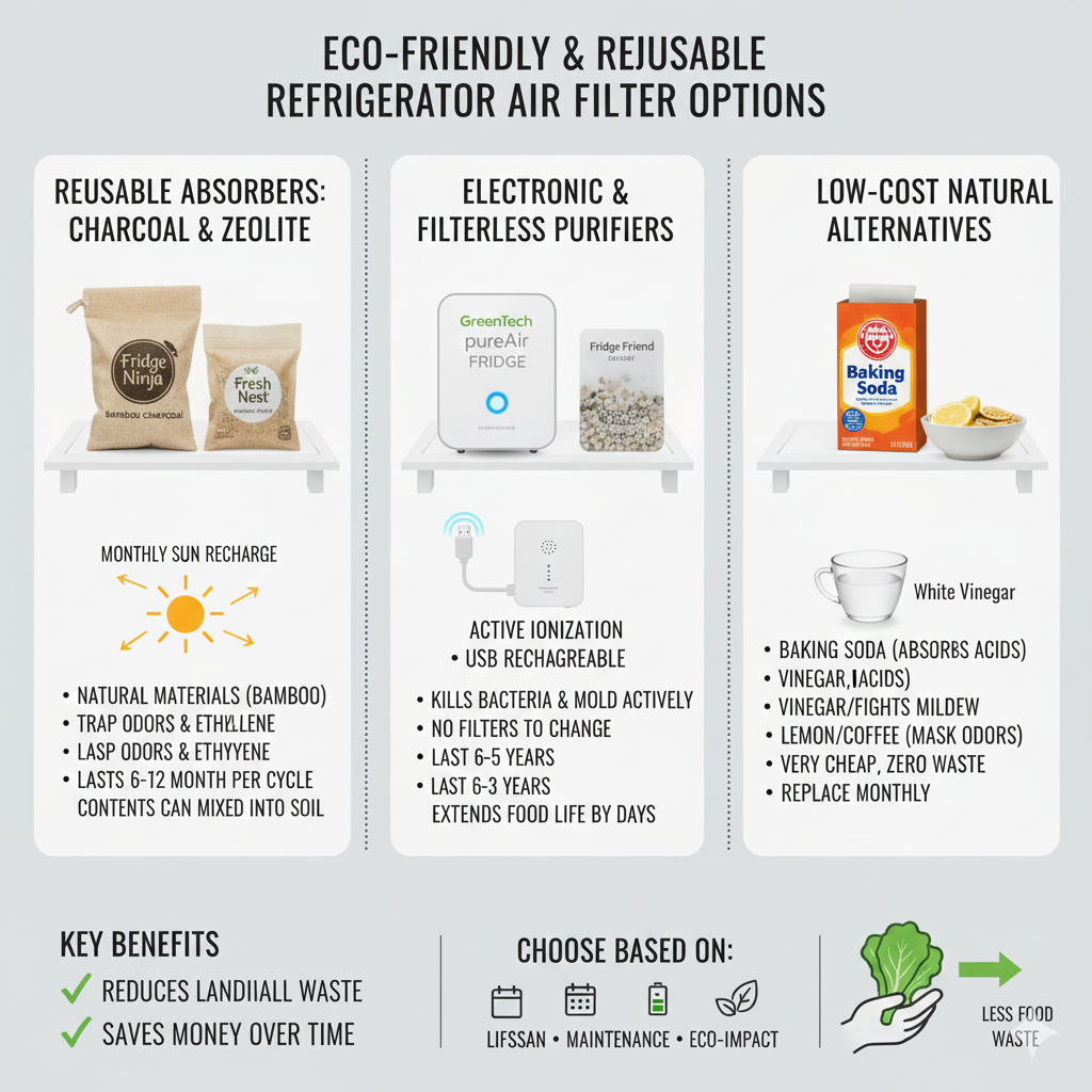 Reusable Refrigerator Air Filter