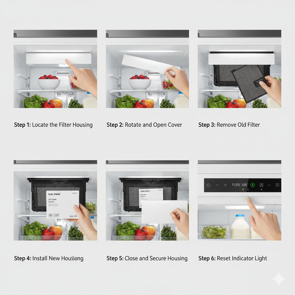 Sub-Zero Air Filter Guide to Installing 
