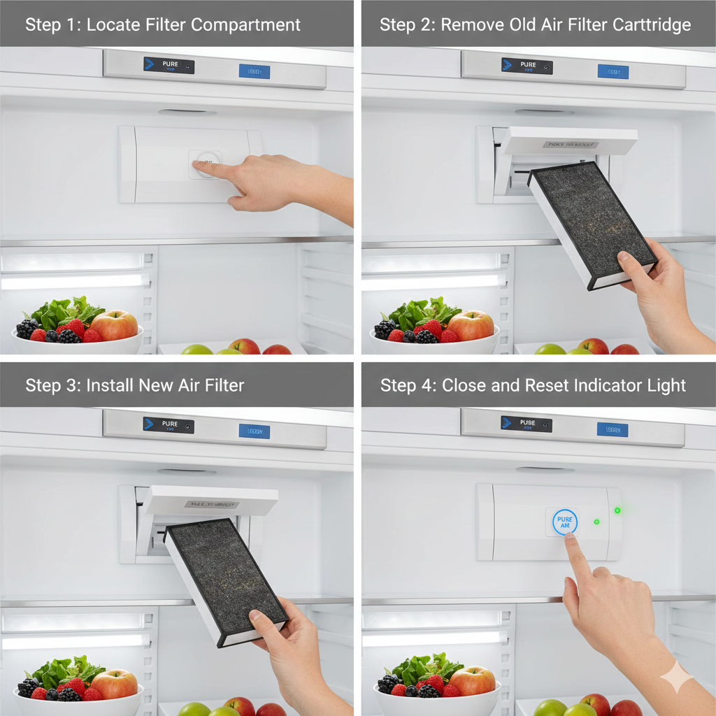 Sub-Zero Refrigerator Air Filter Replacement Tutorial