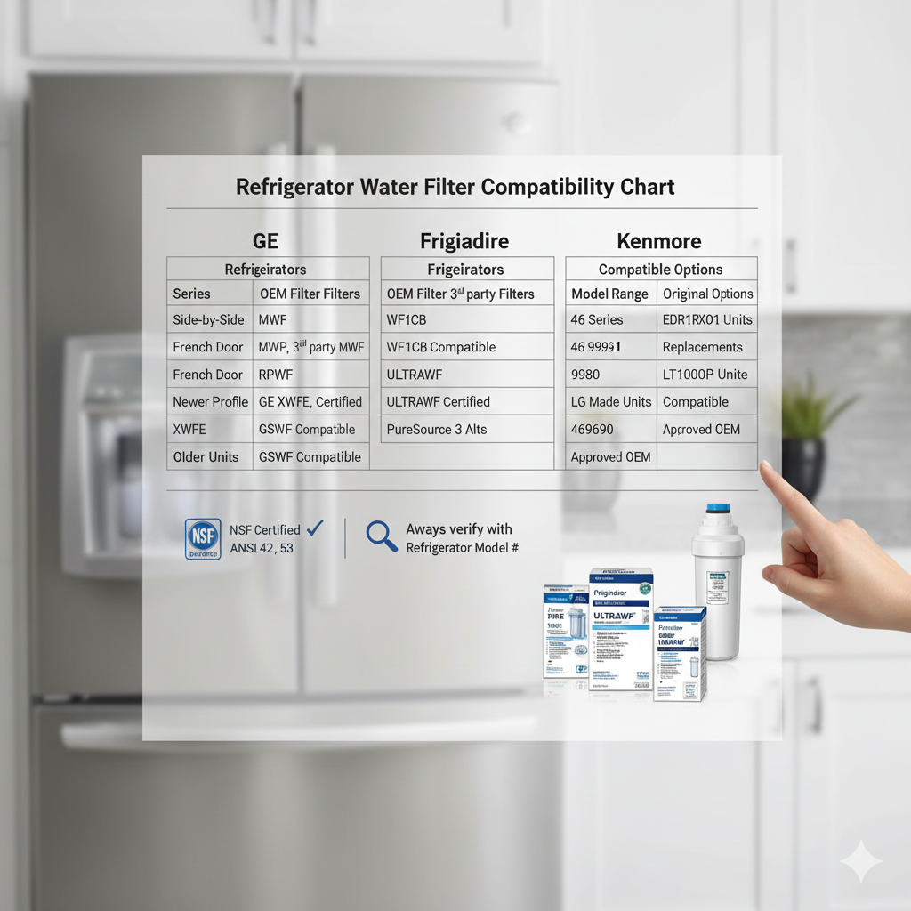 Water Filter Compatibility Chart