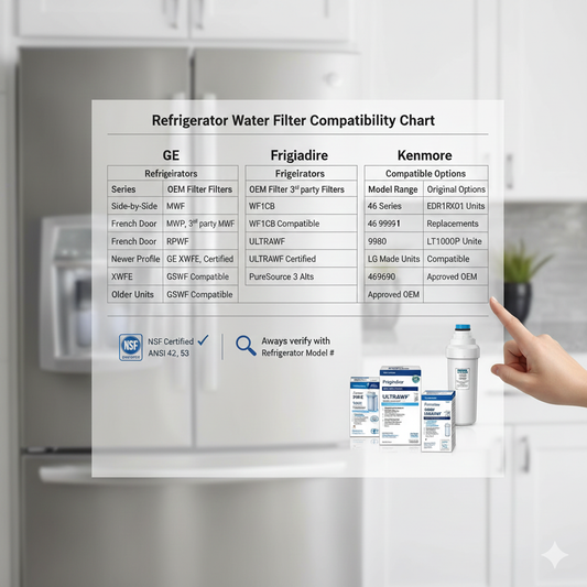 Water Filter Compatibility Chart