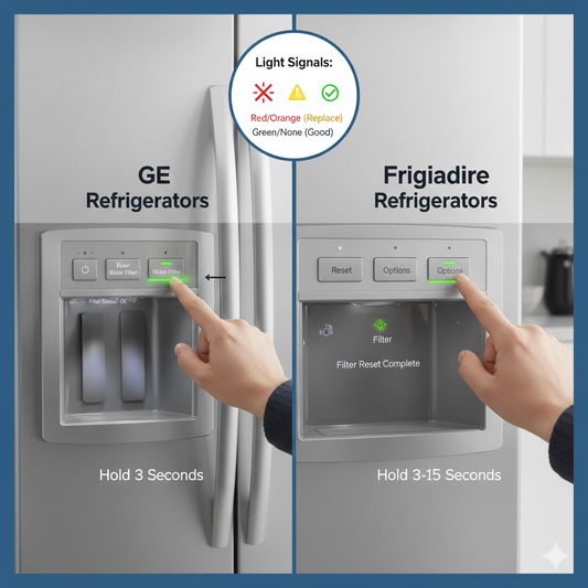 Water Filter Light on GE