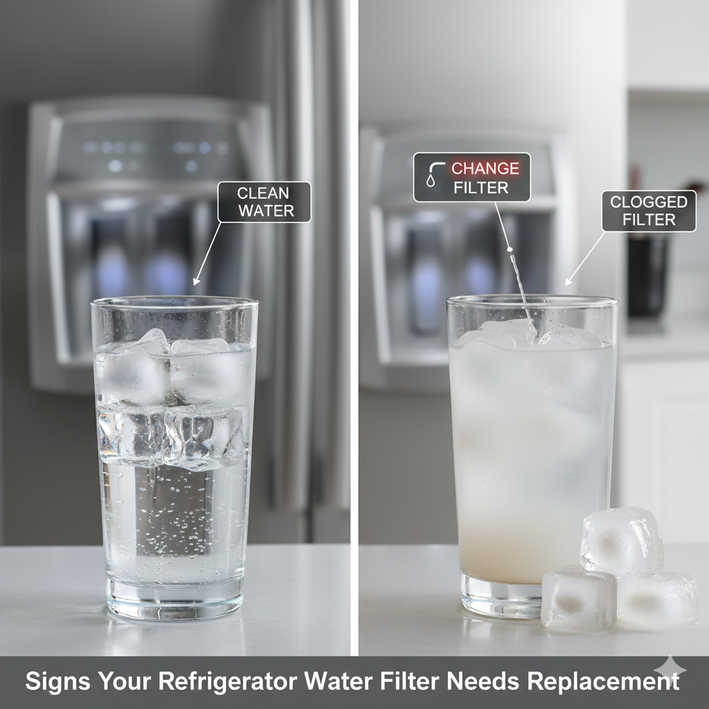 Your Refrigerator Water Filter Needs Replacement