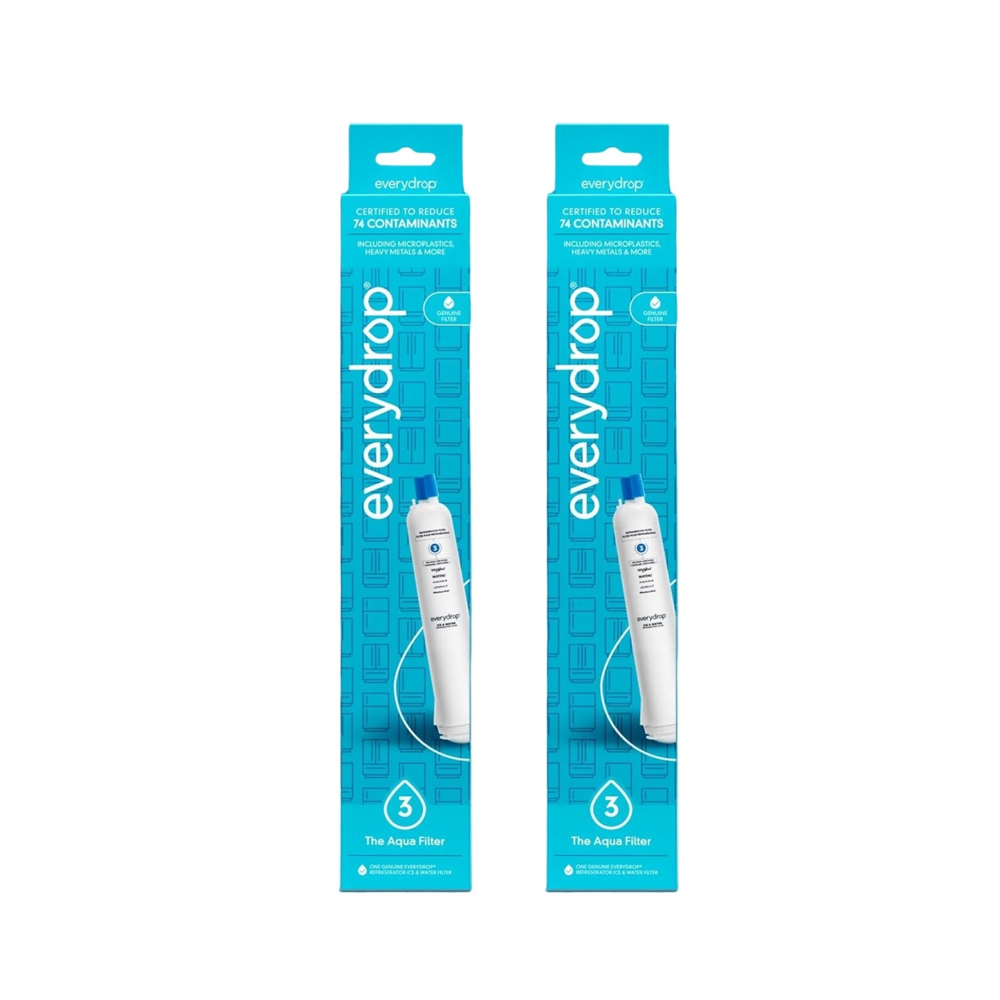 EveryDrop Filter 3 - EDR3RXD1 | Refrigerator Water Filter, 4396710