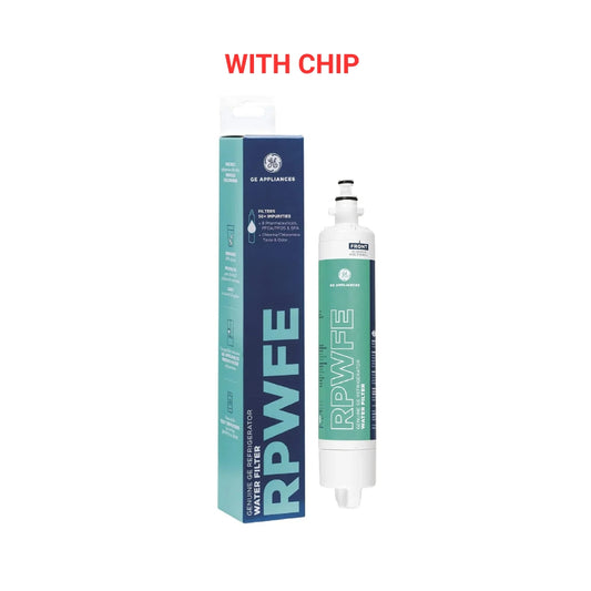 GE RPWFE Refrigerator Water Filter Replacement (With Chip)