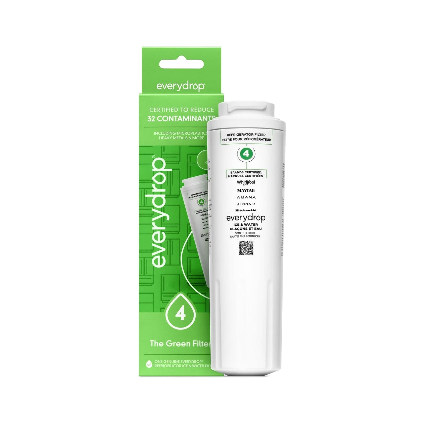 EDR4RXD1 Everydrop Filter 4 | Refrigerator Water Filter, UKF8001